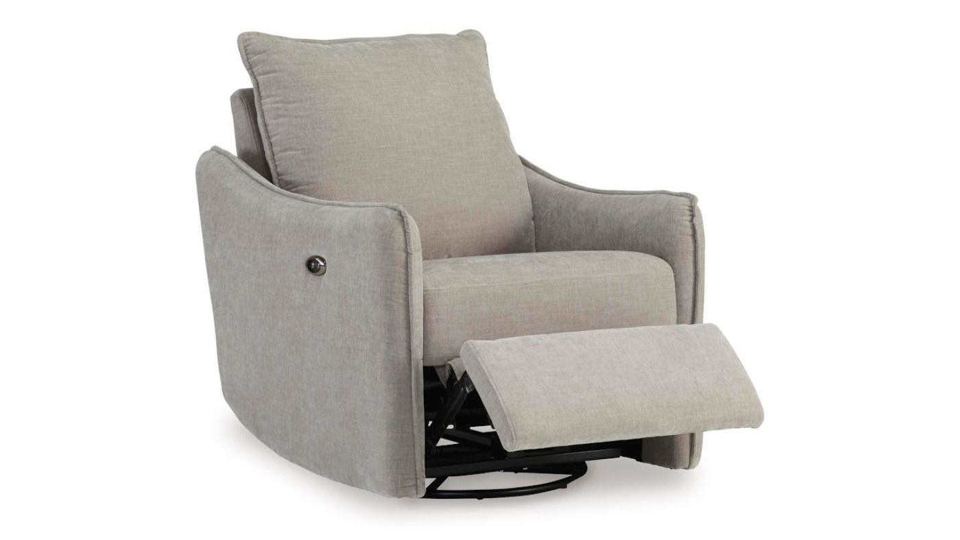 Picture of McBurg Swivel Power Recliner - Taupe