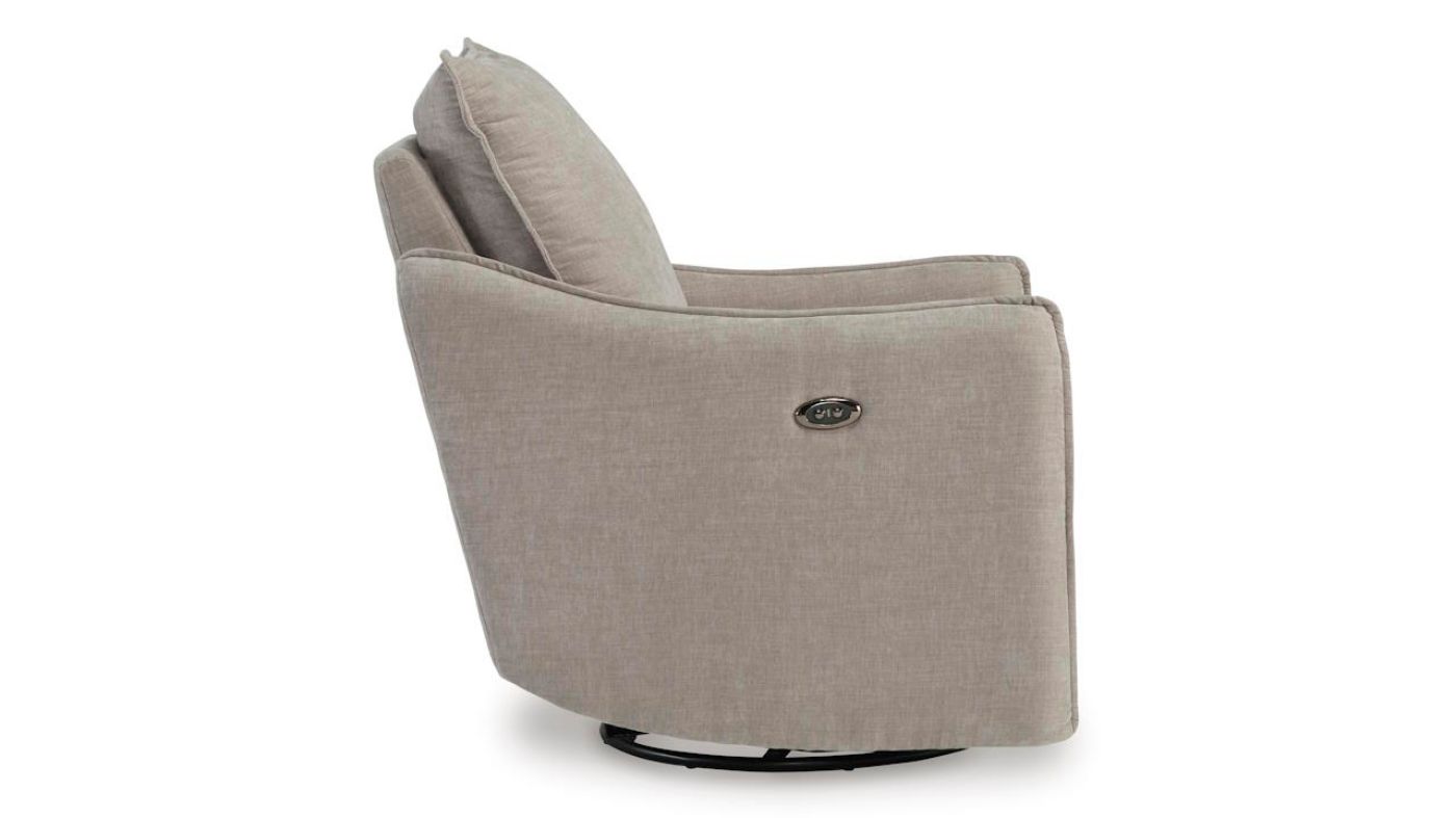 Picture of McBurg Swivel Power Recliner - Taupe