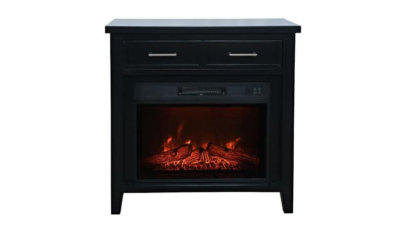 Picture of Hearthside Fireplace - Black