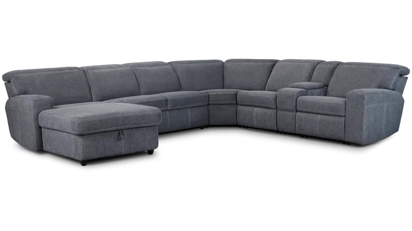 Picture of Elaine 4-piece Power Sectional - Gray