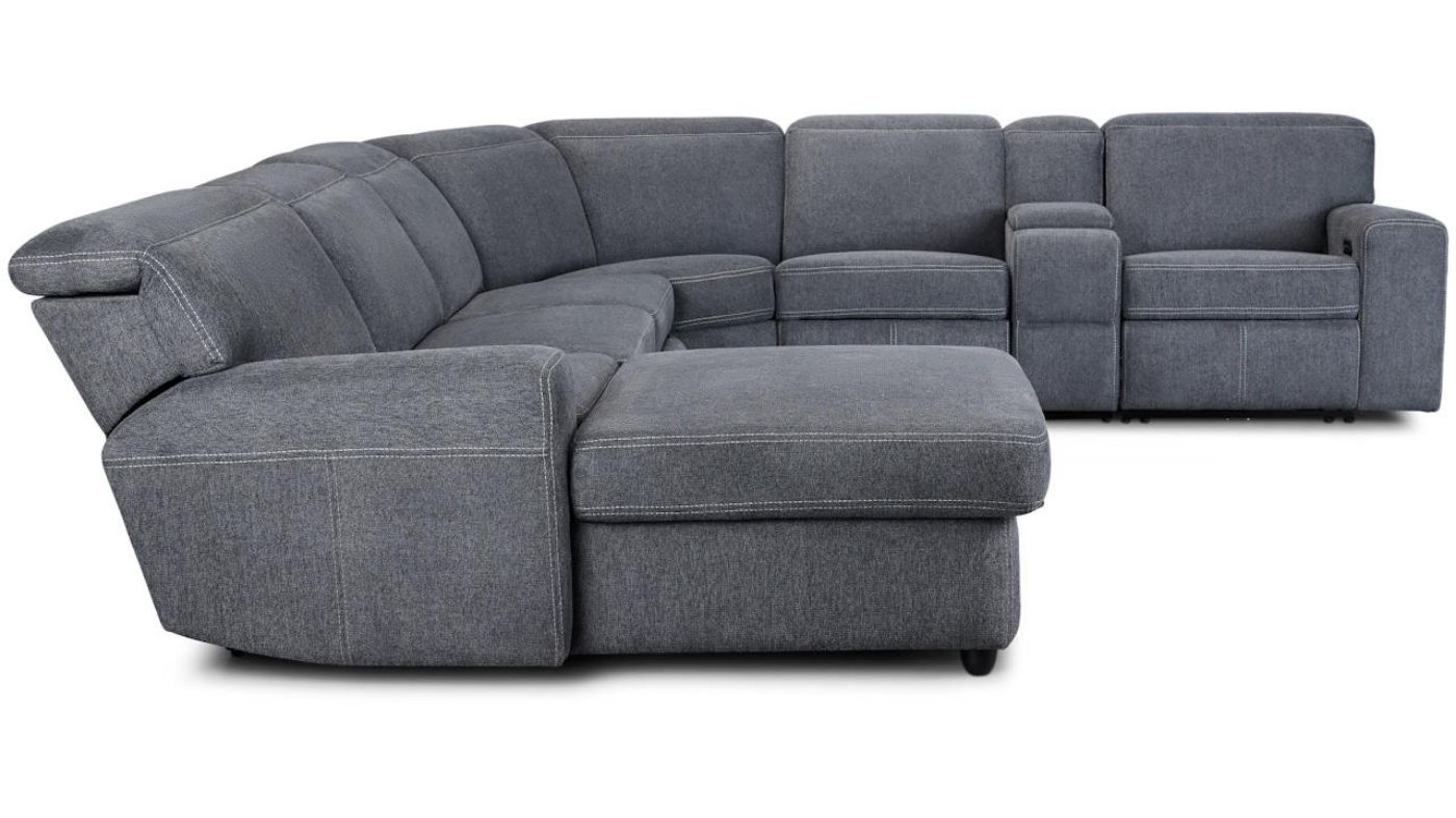 Picture of Elaine 4-piece Power Sectional - Gray