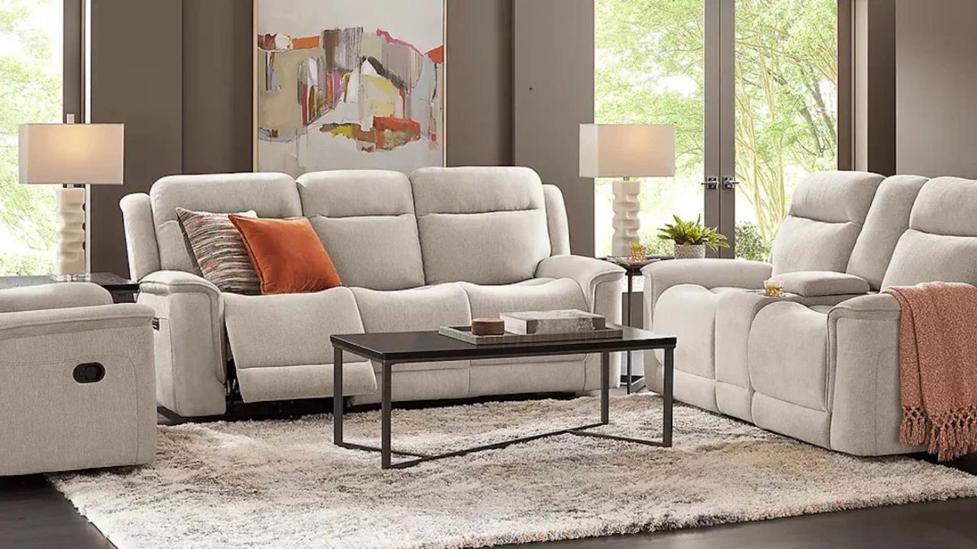 Picture of Katherine Power Sofa Set - Cement