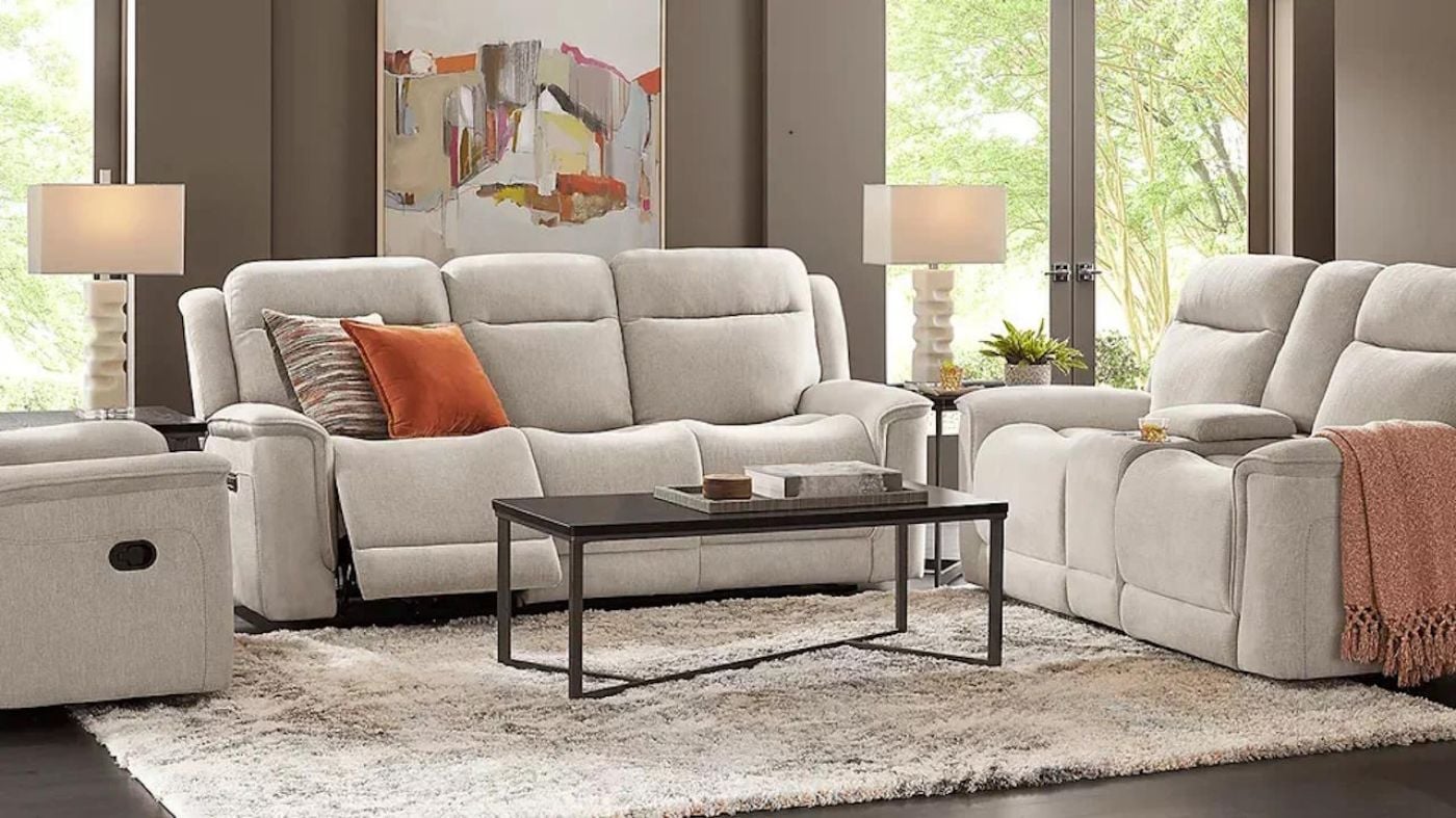 Picture of Katherine Power Sofa Set - Off White