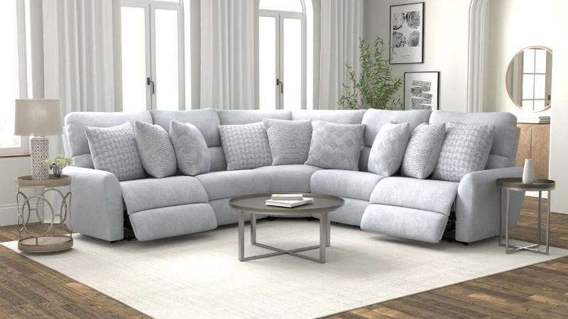 Picture of Majesty Reclining Sectional - Gray