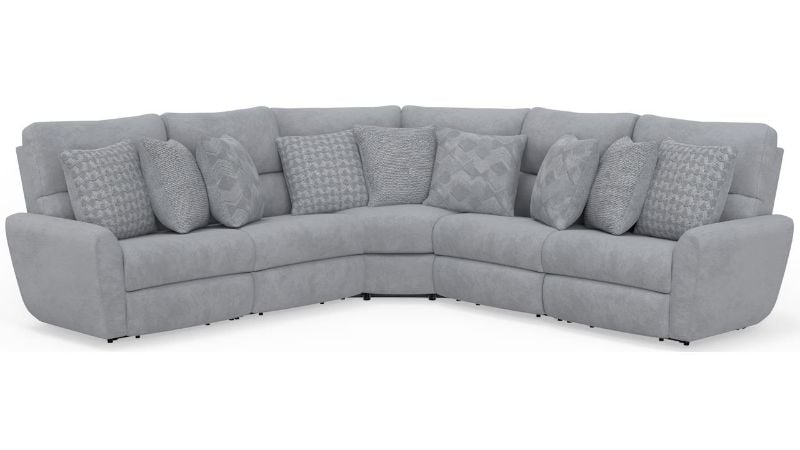 Picture of Majesty Reclining Sectional - Gray