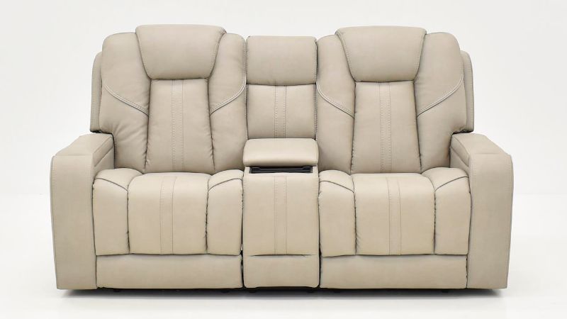 Picture of Alpha Power Loveseat with Audio - Dove