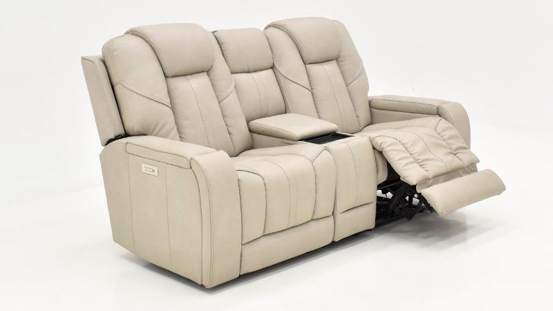 Picture of Alpha Power Loveseat with Audio - Dove