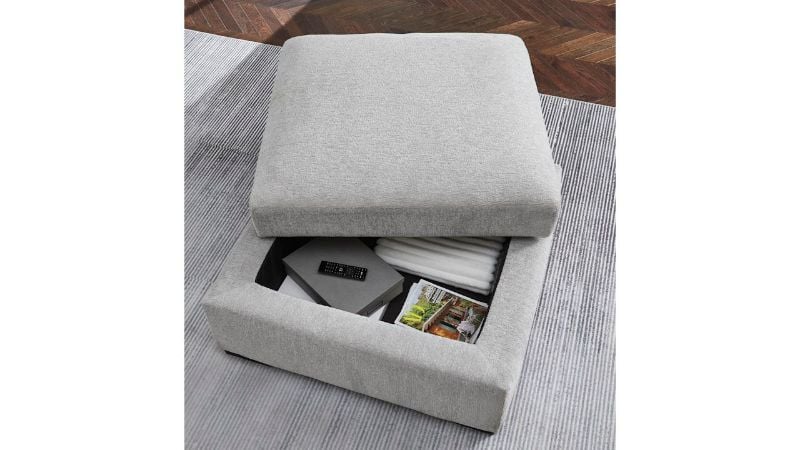 Picture of Gabyleigh Ottoman with Storage - Gray