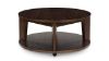 Picture of Korestone Round Cocktail Table - Dark Brown