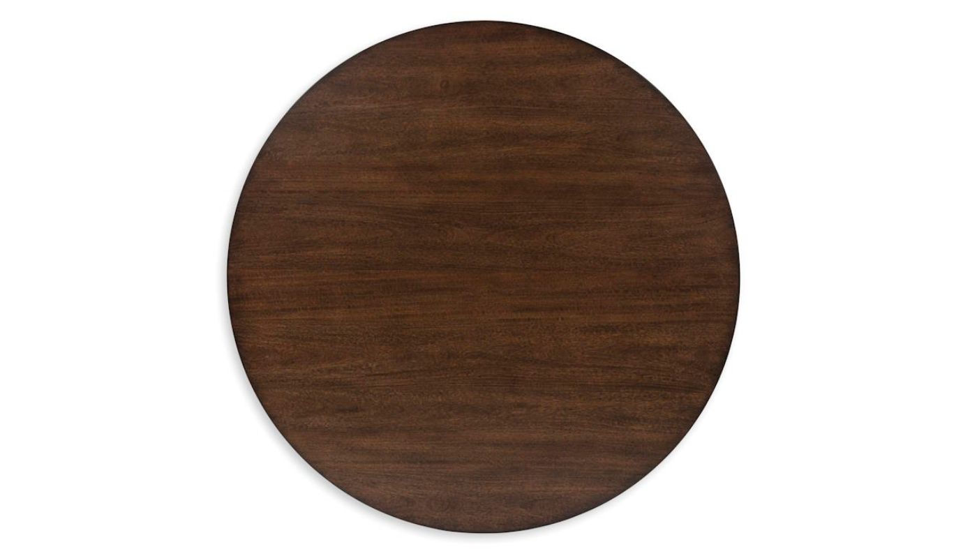 Picture of Korestone Round Cocktail Table - Dark Brown