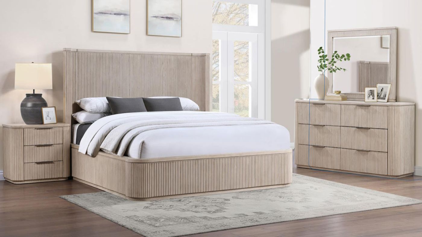 Picture of Henry King Bedroom Set - Sand