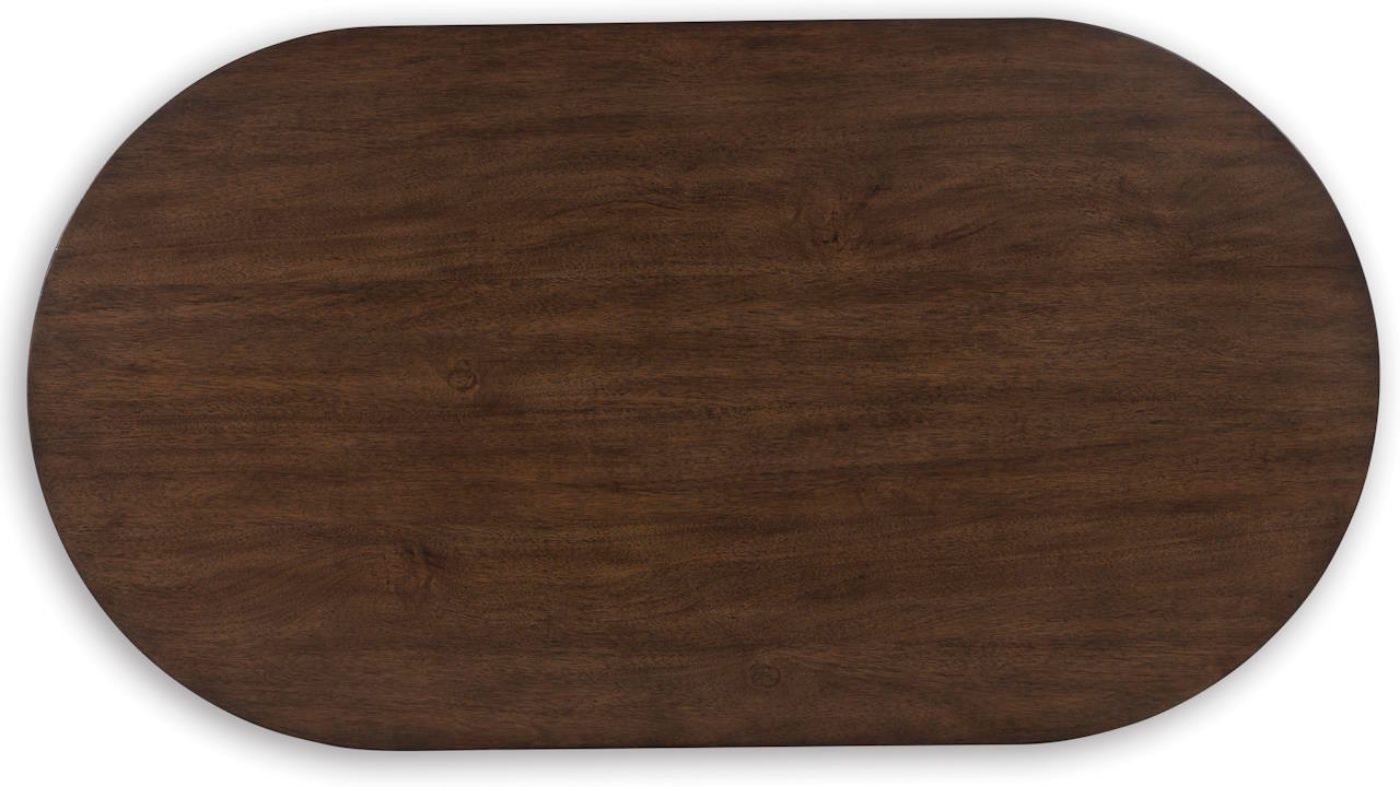 Picture of Korestone Oval Coffee Table - Brown