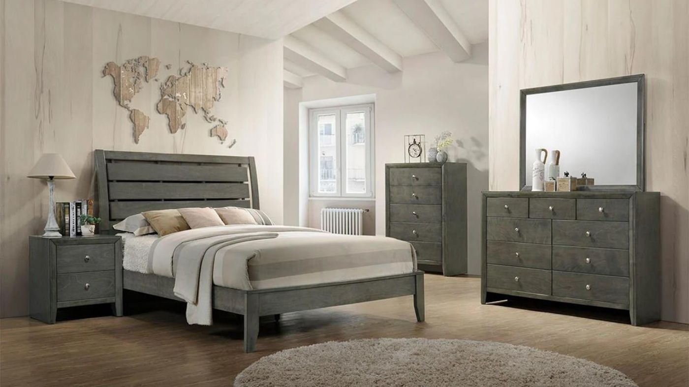 Picture of Marshall Queen Size Bedroom Set  - Gray