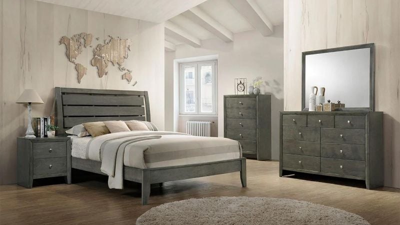 Picture of Marshall King Size Bedroom Set - Gray