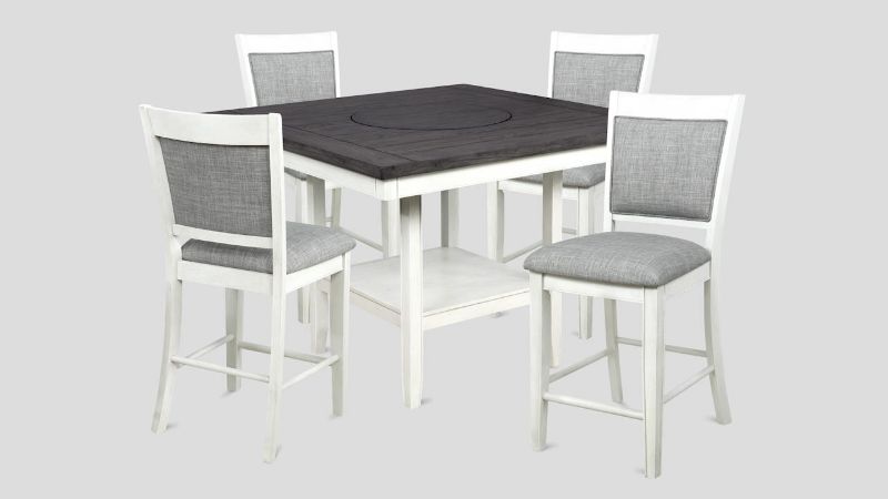 Picture of Fulton 5-Piece Counter Height Dining Set - Chalk