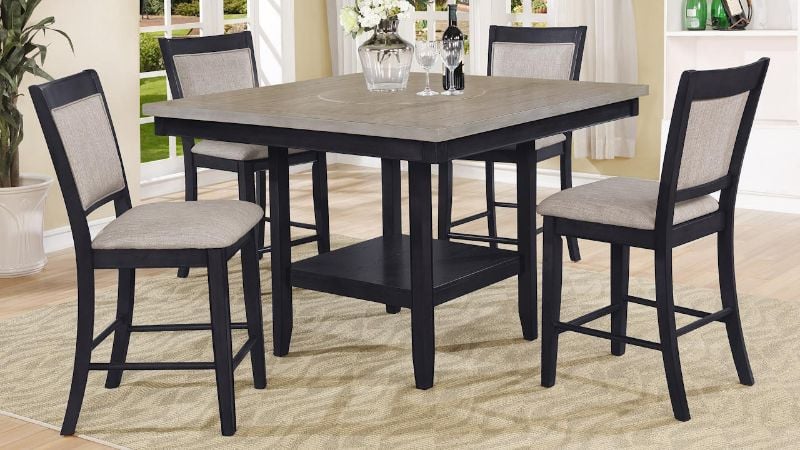 Picture of Fulton 5-Piece Counter Height Dining Set - Black