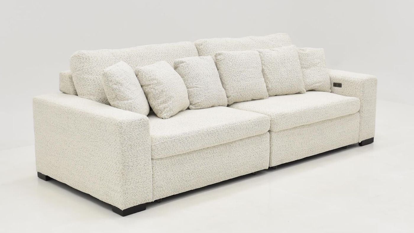 Picture of Katy Power Slider Sofa - White