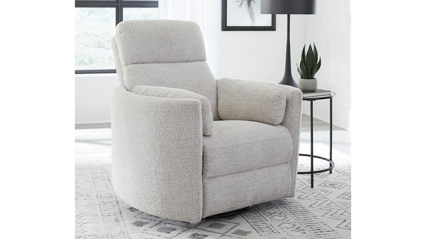 Picture of Radius Swivel Glider Recliner - Linen