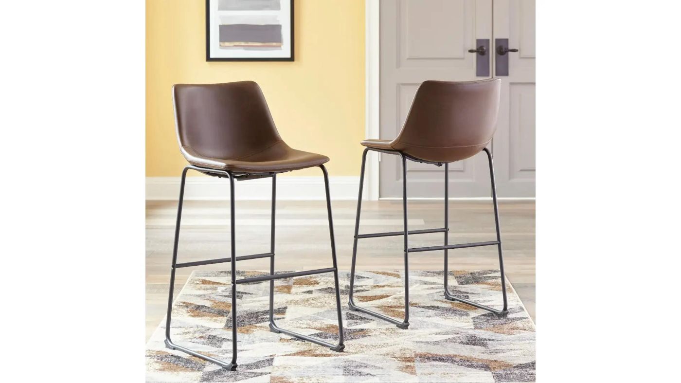 Picture of Centiar 30 Inch 2 Pack Barstools - Brown