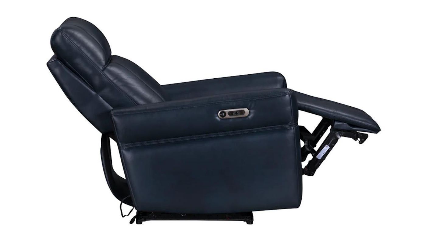 Picture of Bradford Power Leather Recliner - Navy