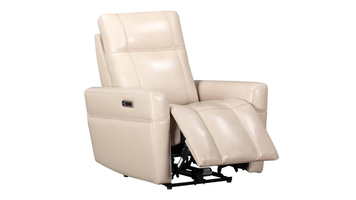 Picture of Bradford Power Leather Recliner - White