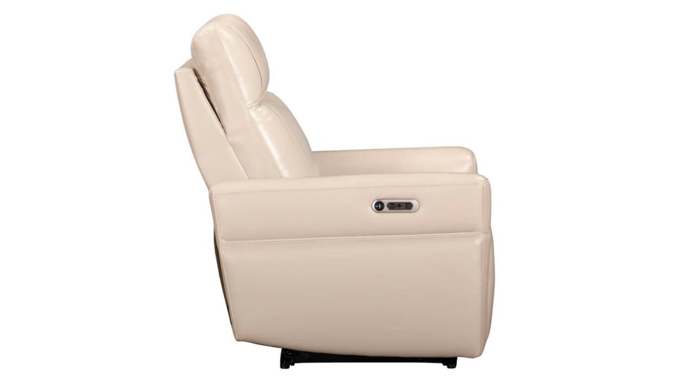 Picture of Bradford Power Leather Recliner - White