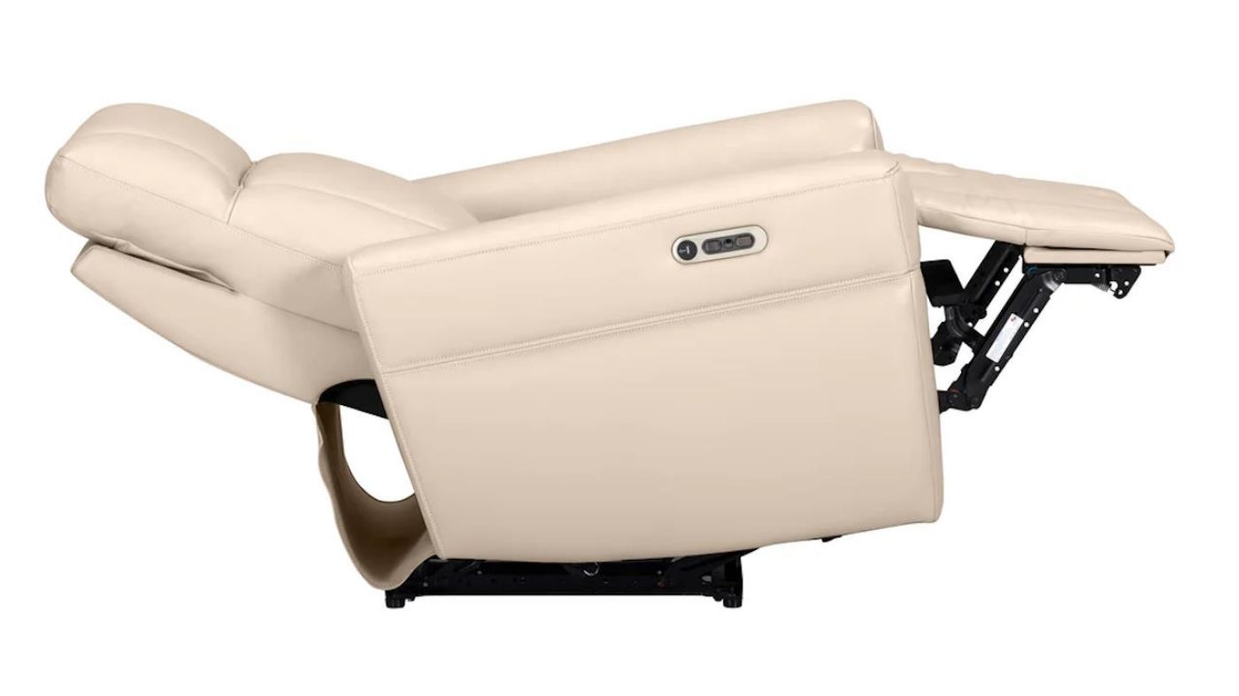 Picture of Bradford Power Leather Recliner - White