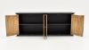 Picture of Beth 90" Console - Black with Sand Doors