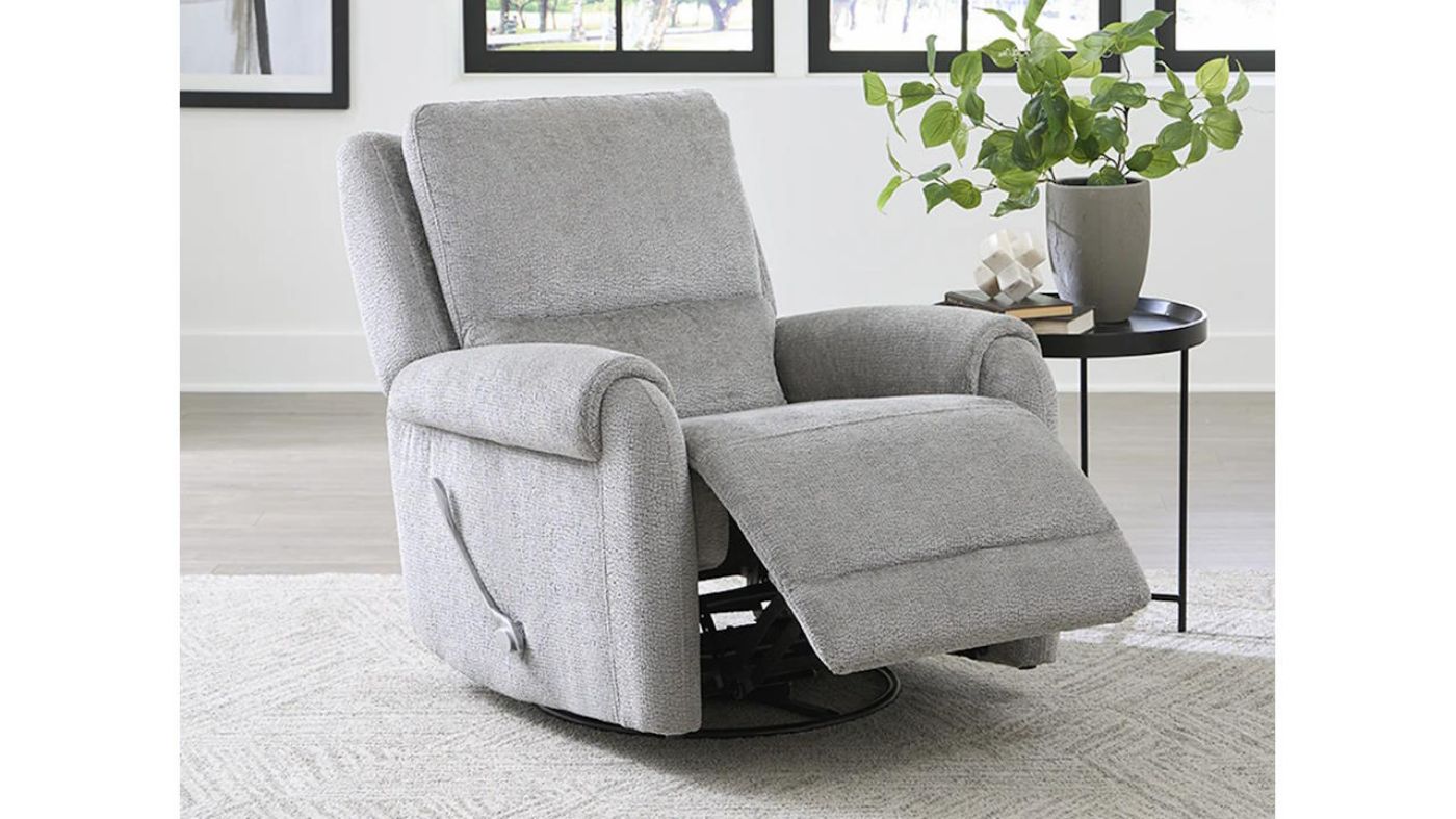 Picture of Gentry Swivel Glider Recliner - Gray