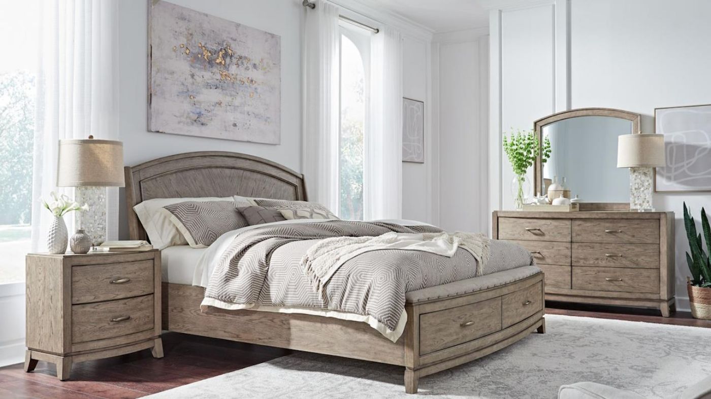 Picture of Avalon King Bedroom Set - Beige