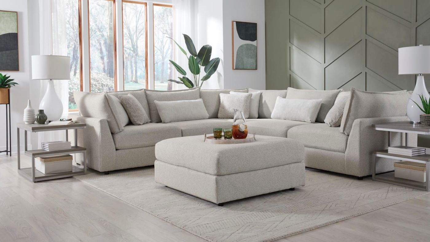 Picture of Hogan Sectional Sofa - Off White