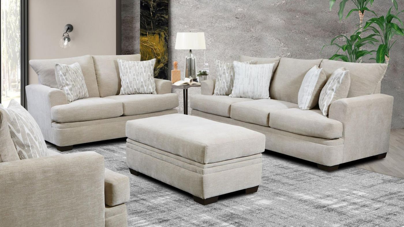 Picture of Aden Sofa Set - Tan