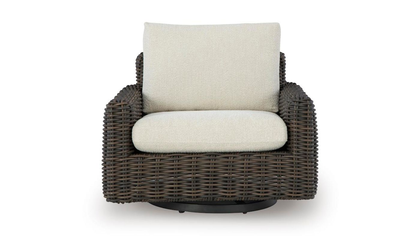 Picture of Kimora Swivel Glider Chair - Brown