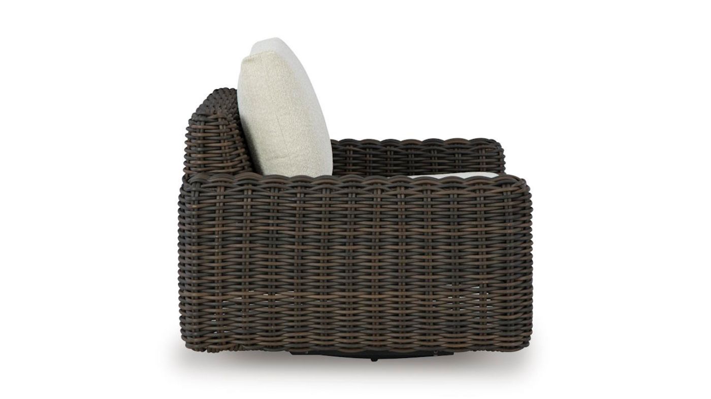 Picture of Kimora Swivel Glider Chair - Brown