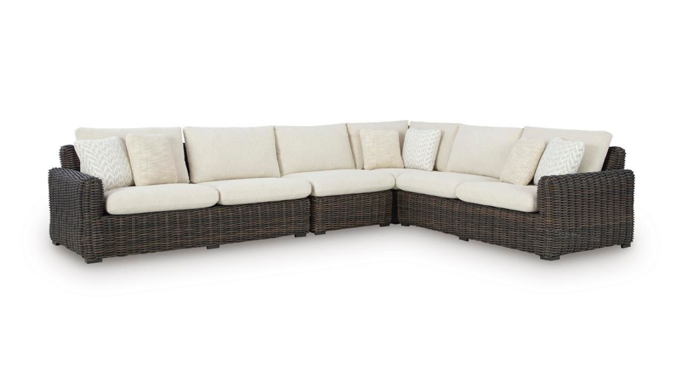 Picture of Kimora 3-Piece Sectional - Brown