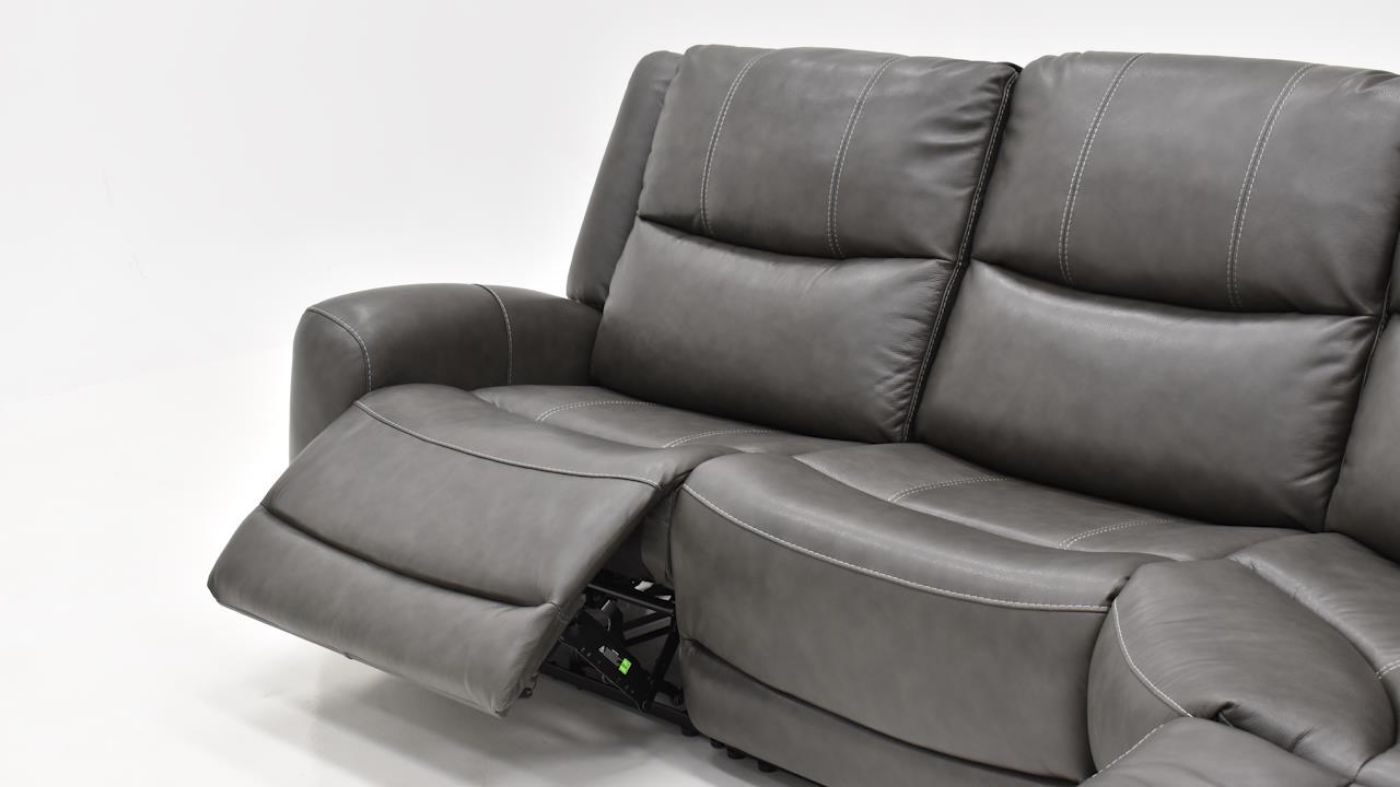 Picture of Hayley Power Leather Sectional