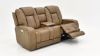 Picture of Alpha Power Loveseat with Audio - Brown