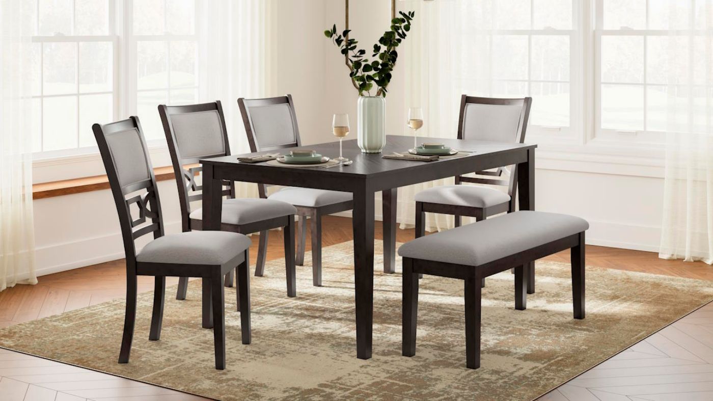 Picture of Ashlee 6-Piece Dining Set - Brown