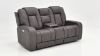 Picture of Alpha Power Loveseat with Audio - Smoke