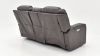 Picture of Alpha Power Loveseat with Audio - Smoke