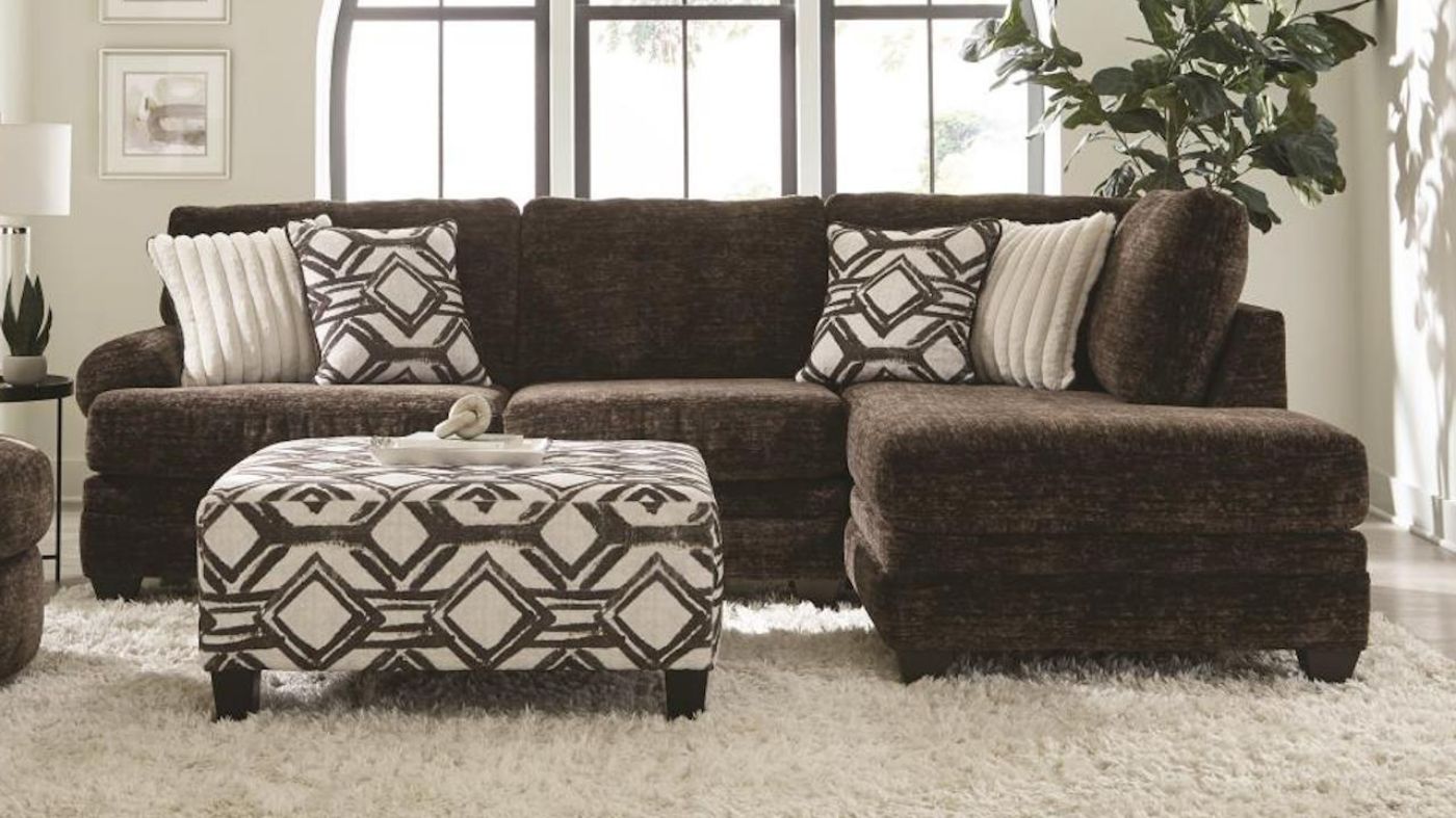 Picture of Galactic 2-Piece Sectional - Brown