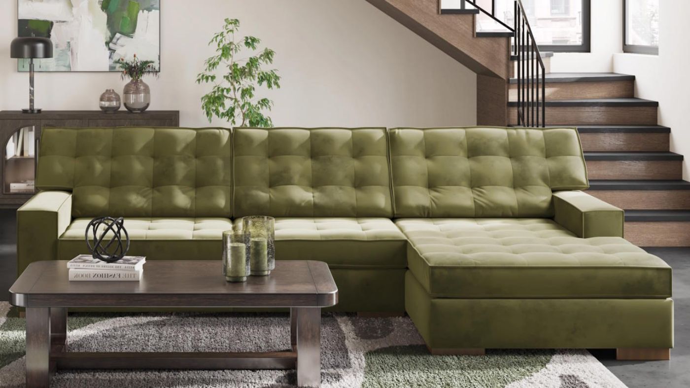 Picture of Chalcombe Right Sectional - Olive