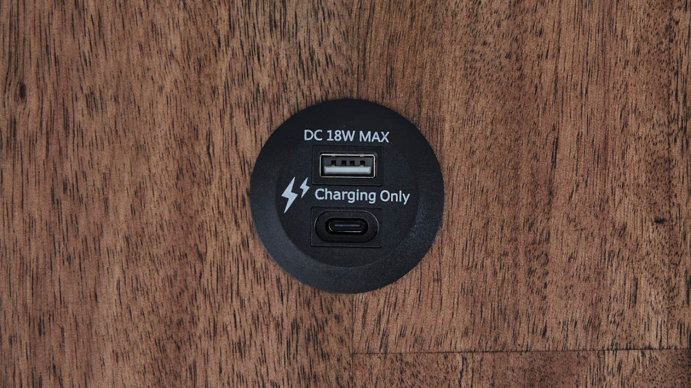 Picture of Wildenauer End Table - Black with Brown Top