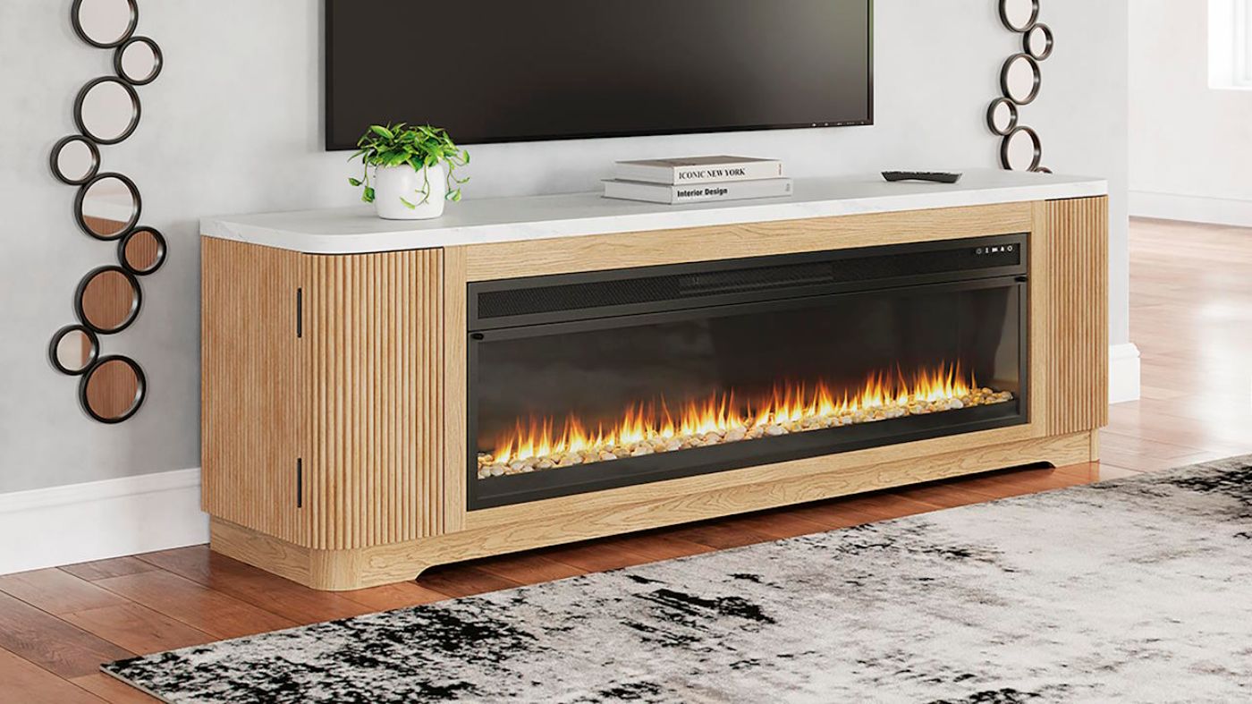 Picture of Camdill TV Stand with Fireplace