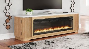 Show details for Camdill TV Stand with Fireplace Picture of Camdill TV Stand with Fireplace