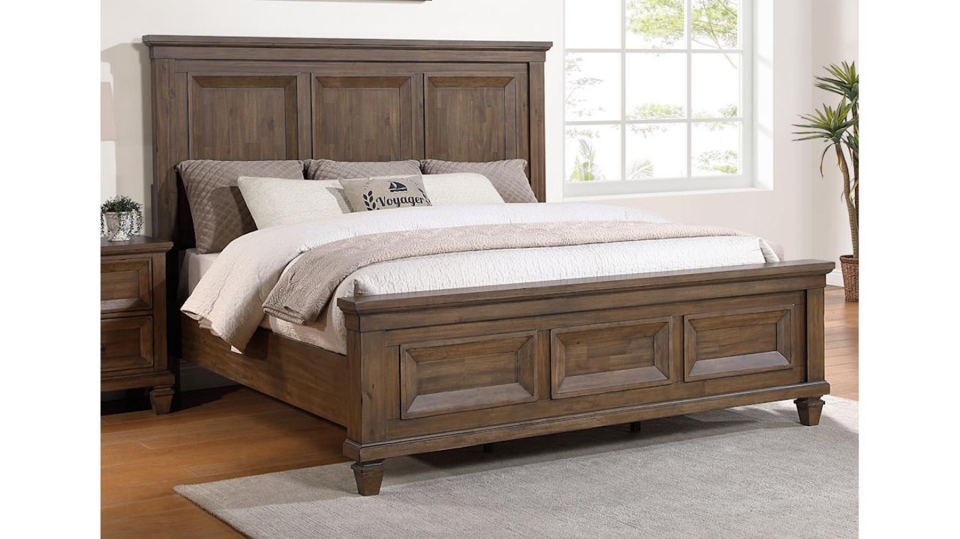 Picture of Mariana Queen Panel Bed - Brown