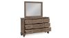Picture of Mariana Dresser with Mirror - Brown