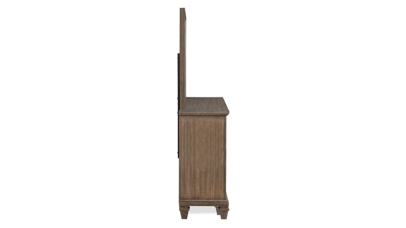 Picture of Mariana Dresser with Mirror - Brown