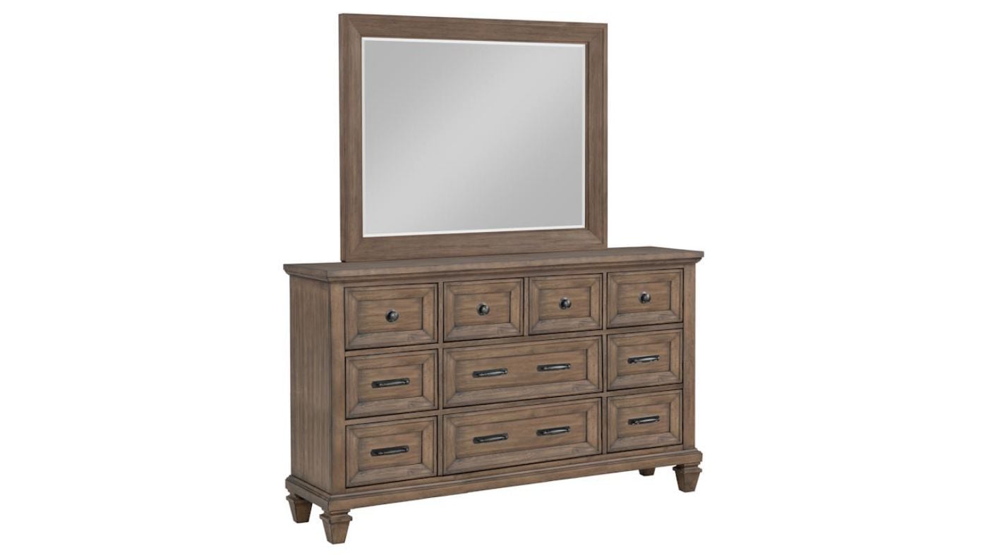 Picture of Mariana Queen Panel Bedroom Set - Brown
