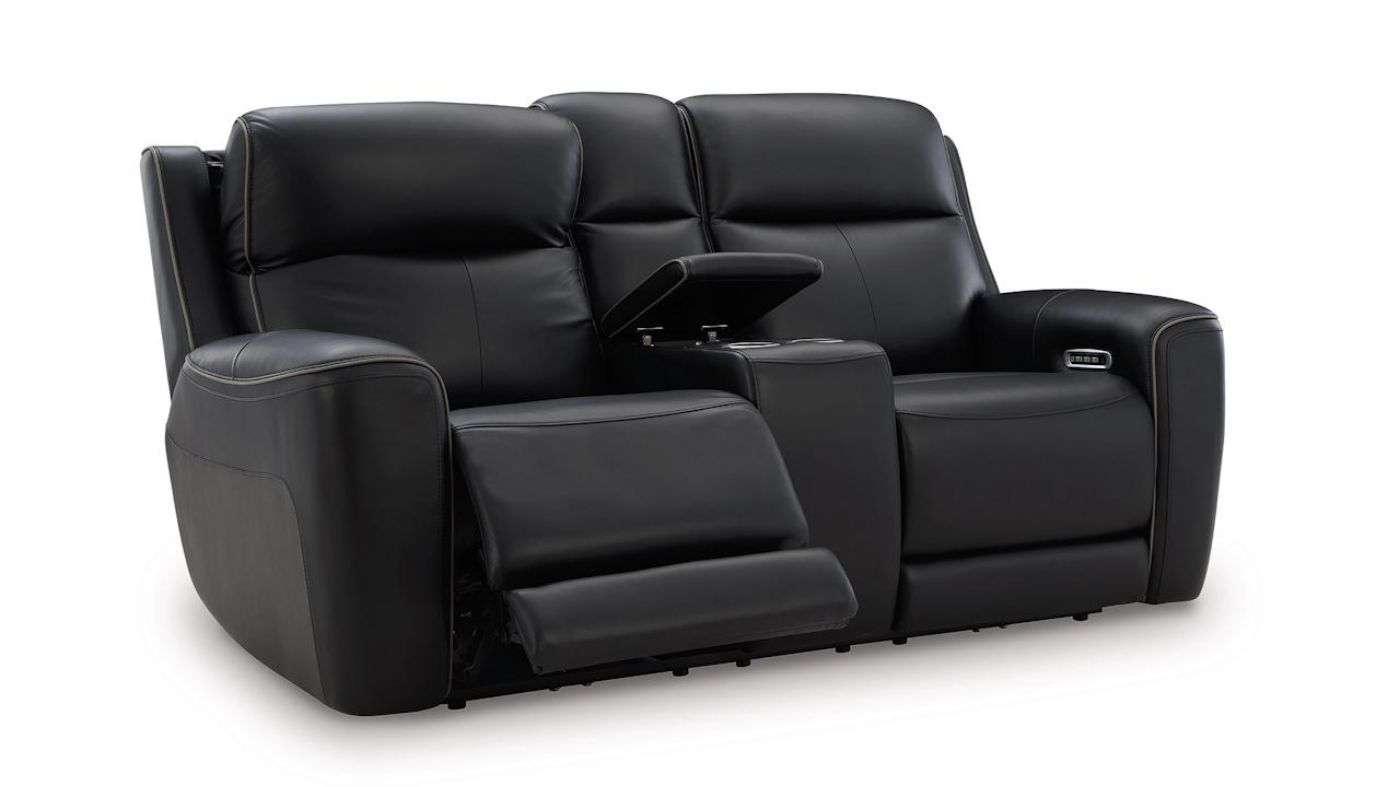 Picture of Comfort 3-Piece Power Sofa Set - Black